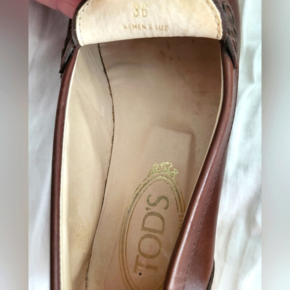 Tod's brown leather penny loafers - Picture 2 of 4